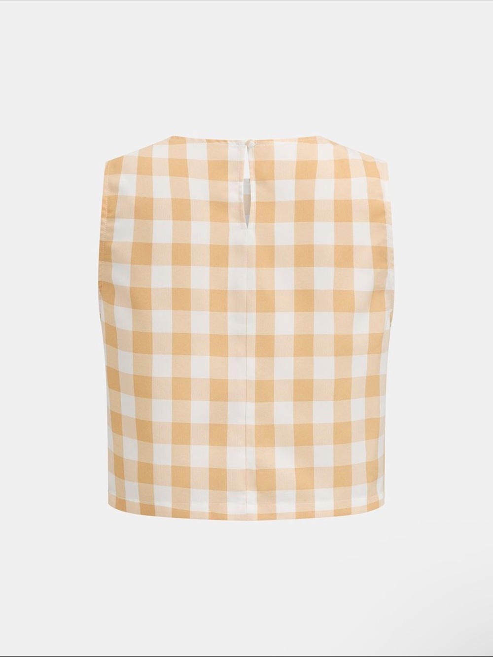 Commense Yellow Gingham Maxi Skirt Set - Picture 4 of 13